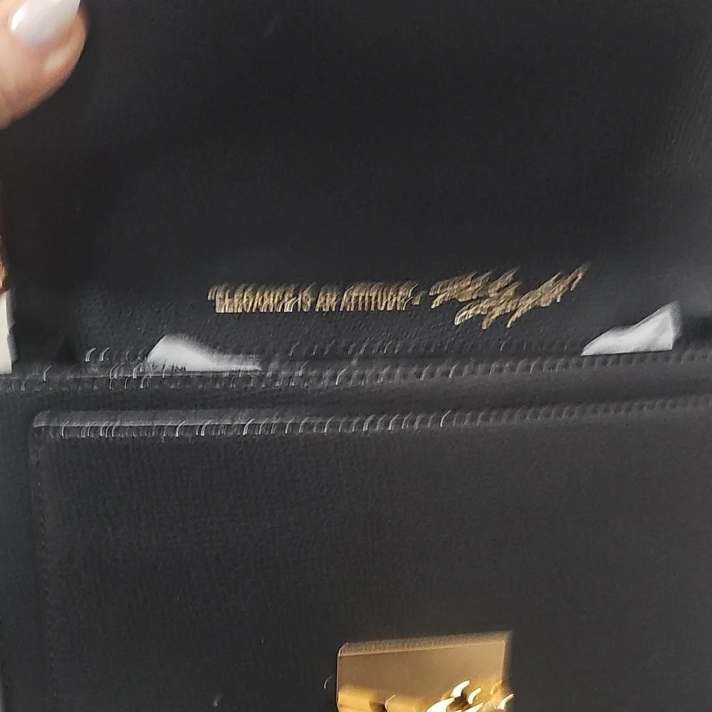 Karl Lagerfeld Black Floral Crossbody Bag - Picture 4 of 4